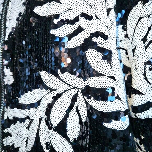 Geovanni Testi Sequin Bomber Jacket - Picture 3 of 9